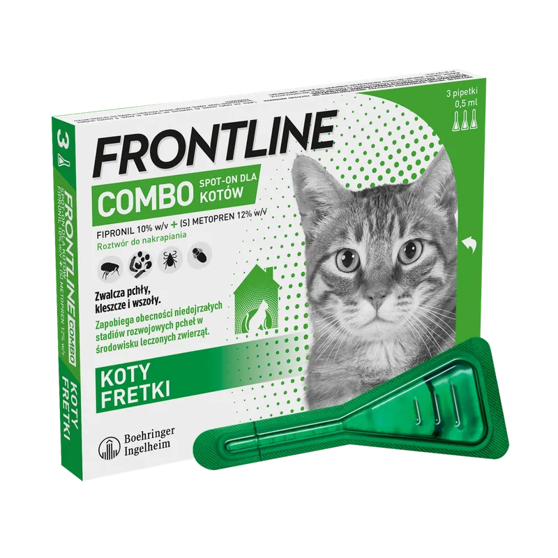 FRONTLINE Combo Spot-On Dla Kotów 3x0,5ml