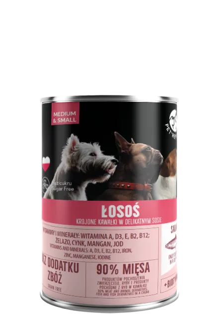 PetRepublic Łosoś Krojone Kawałki W Delikatnym Sosie 400g