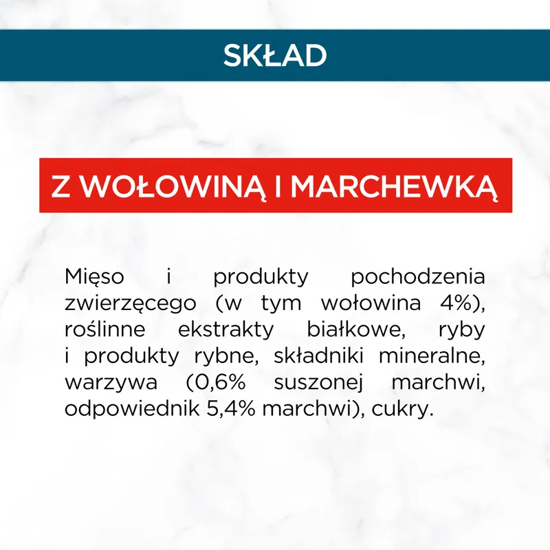 Purina Gourmet Perle Karma Dla Kotów Mini Fileciki W Sosie Z Wołowiną I Marchewką 85 g