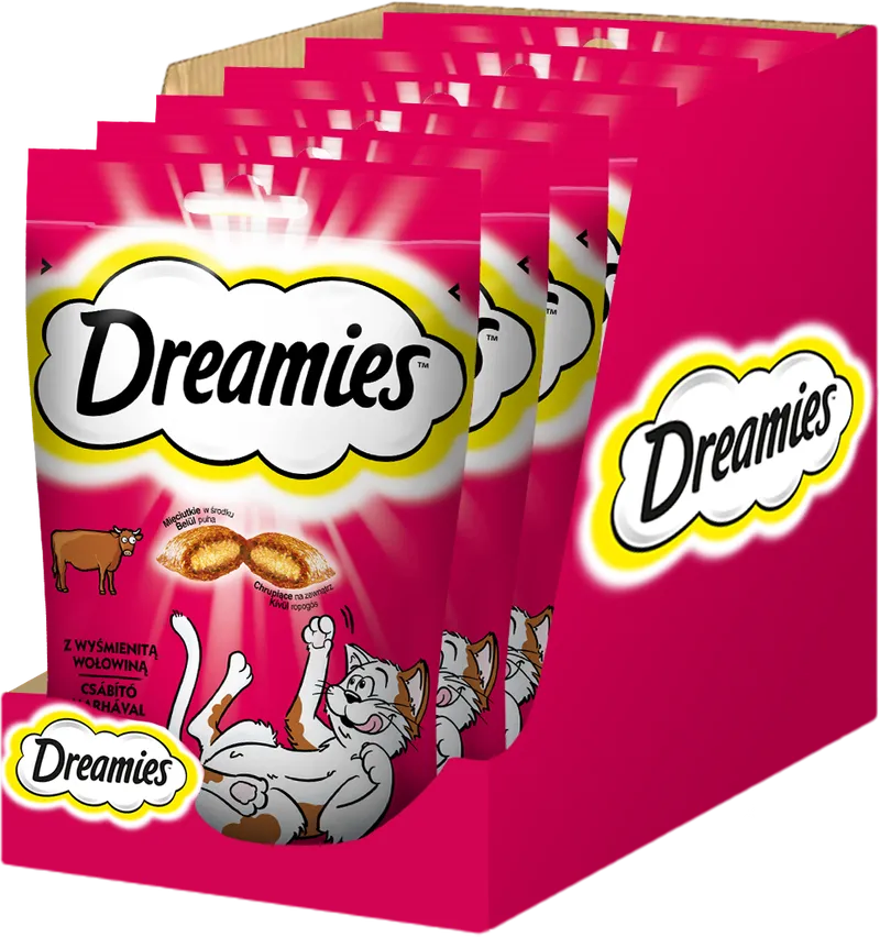 DREAMIES Przysmak Dla Kota Z Wołowiną 60g