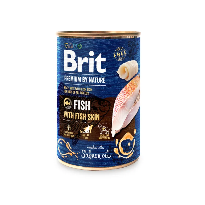 Brit Premium By Nature Fish With Fish Skin 400g