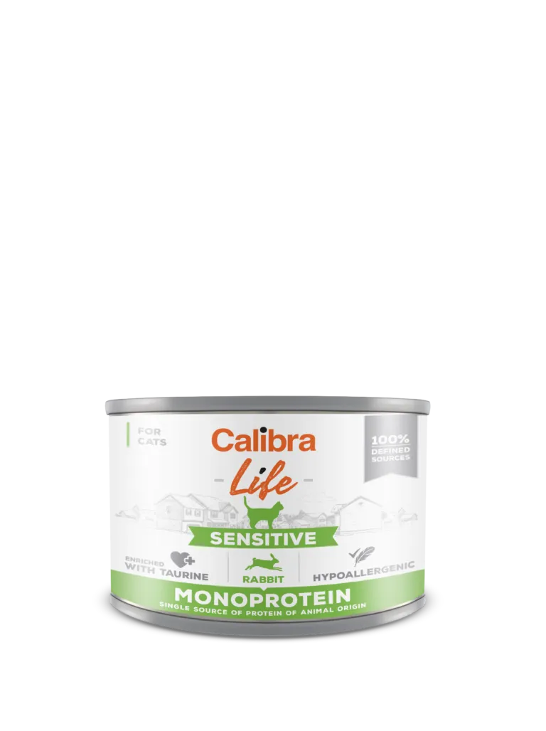 Calibra Cat Life Sensitive Karma Dla Kota Z Królikiem 200g