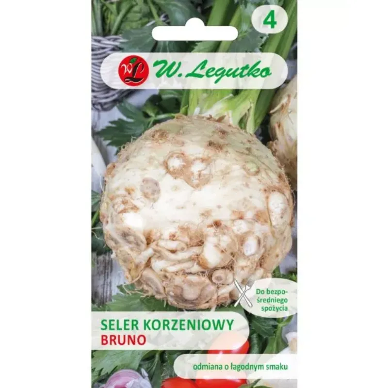 Seler Korzeniowy Bruno Warzywo Do Uprawy Ogrodowej GARDIVA 1,20 g