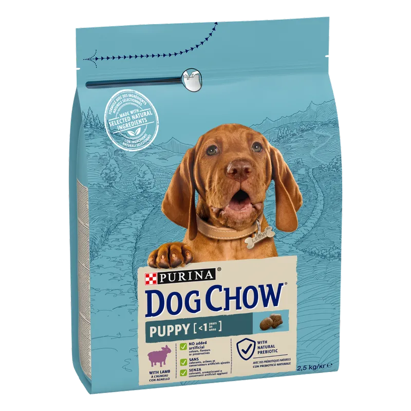 Purina Dog Chow Puppy Z Jagnięciną 2,5kg