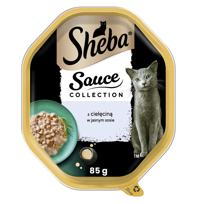 Sheba Sauce Collection Karma Mokra Dla Kota Z Cielęciną W Sosie 85g
