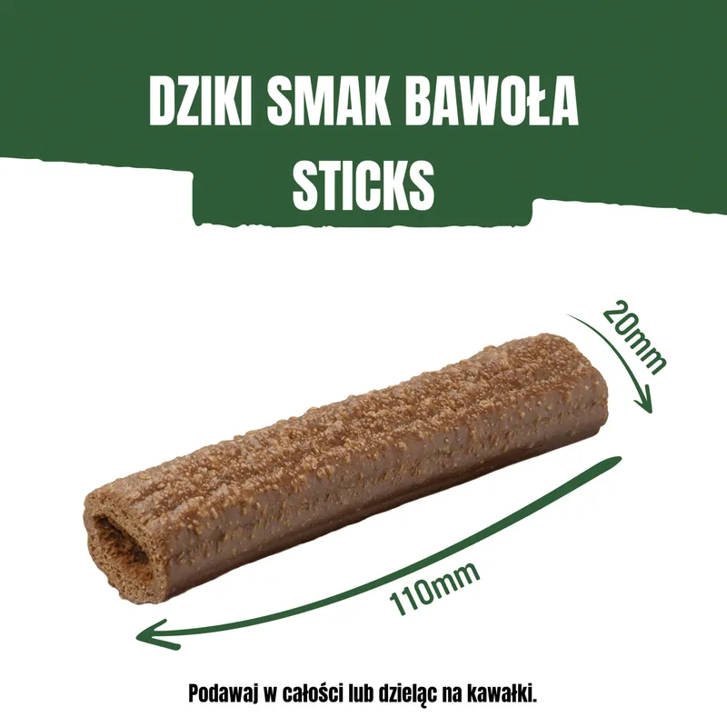 Purini Adventuros Sticks Karma Dla Psów Dziki Smak Bawoła 120g