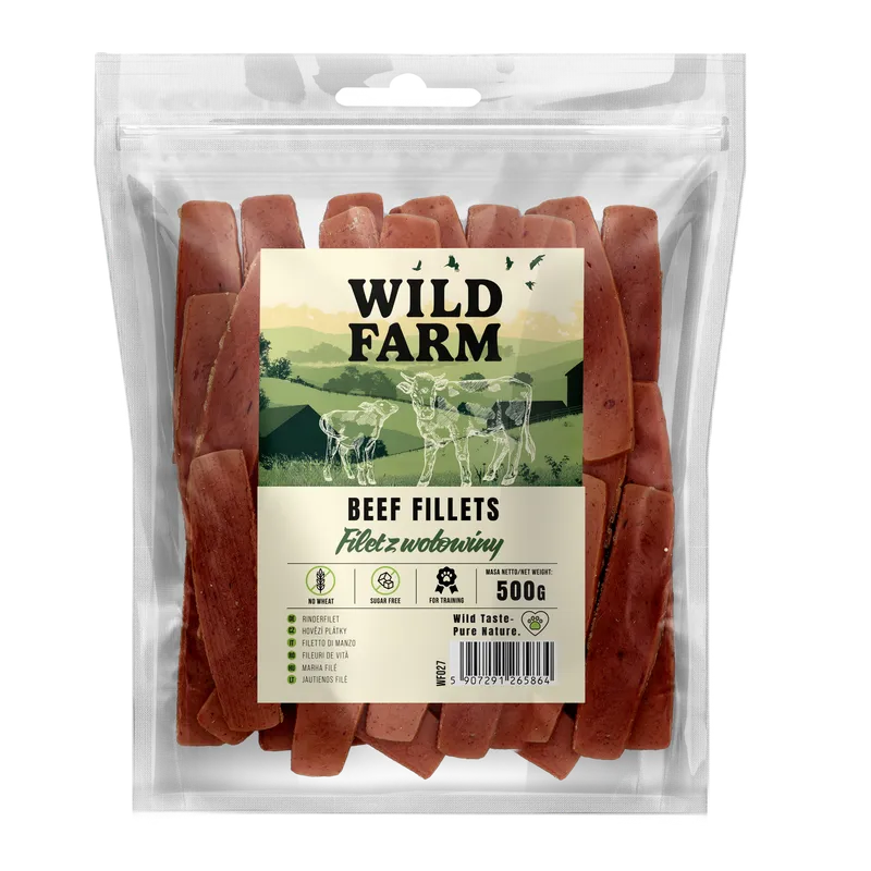 Przysmak Dla Psa Filet Z Wołowiny Naturalny Bezzbożowy ZOOJOY 500 g