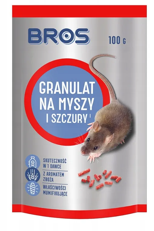Bros Granulat Na Myszy I Szczury 100g