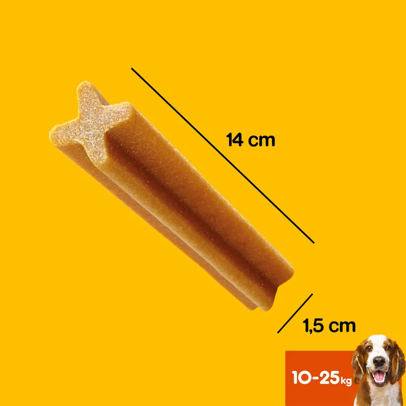 Pedigree DentaStix Przysmak Dentystyczny Dla Psów Od 4 Miesiąca I Wadze 10-25KG 180g