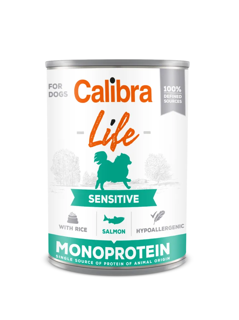 Calibra Dog Life Sensitive Salmon With Rice Karma Dla Psa 400g