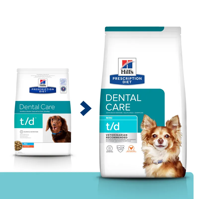 Hill's PD Prescription Diet Canine T/D Mini Dental Care Kurczak 3kg