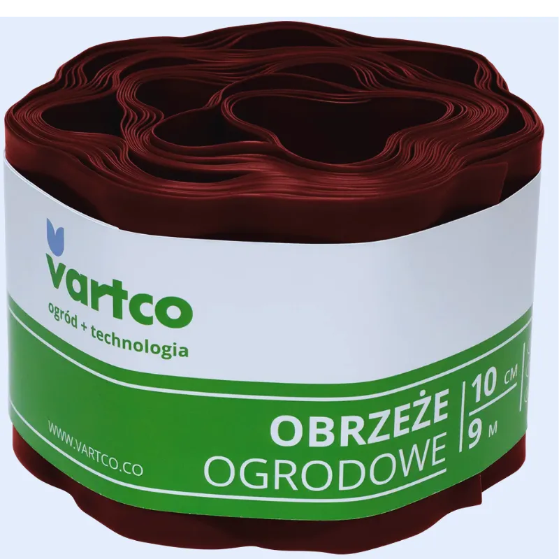 Obrzeże Ogrodowe Faliste 15cm 9mb - Brązowe