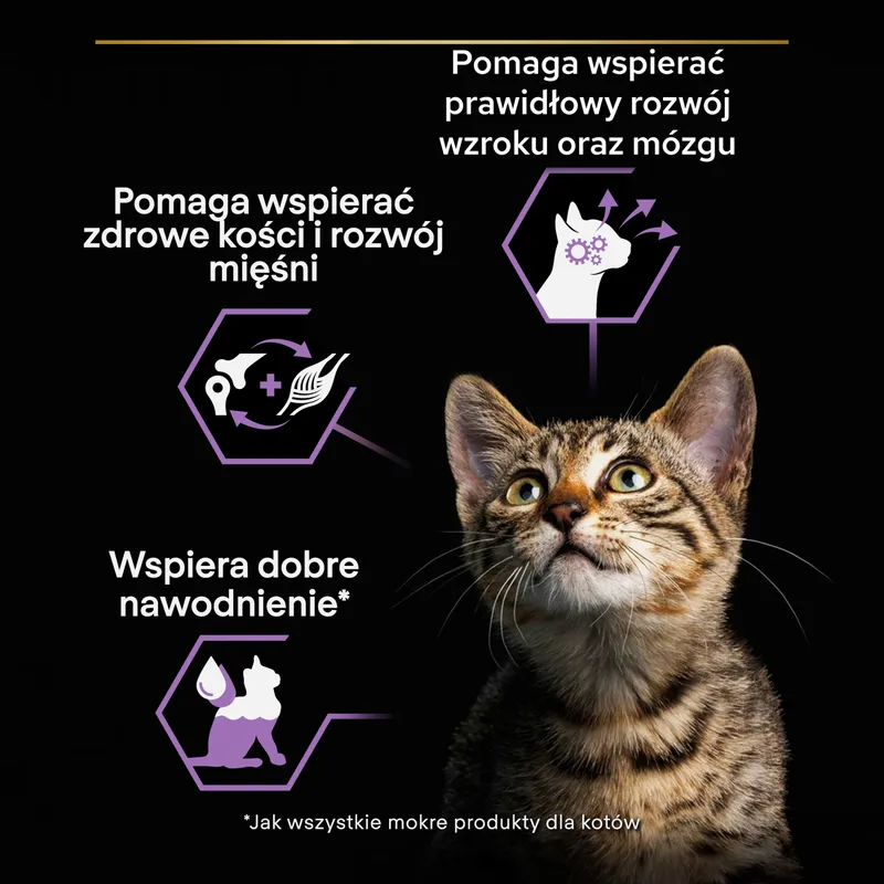 Purina Pro Plan Kitten Nutrisavour Indyk 85g