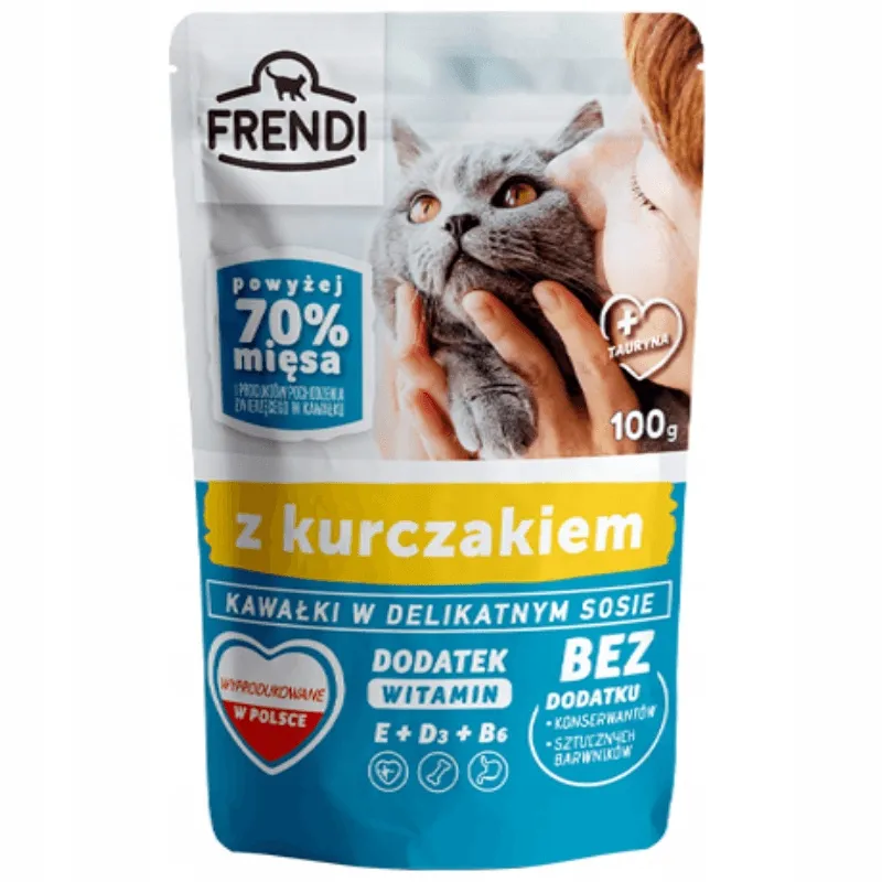 Frendi Kawałki W Delikatnym Sosie Z Kurczakiem 100g