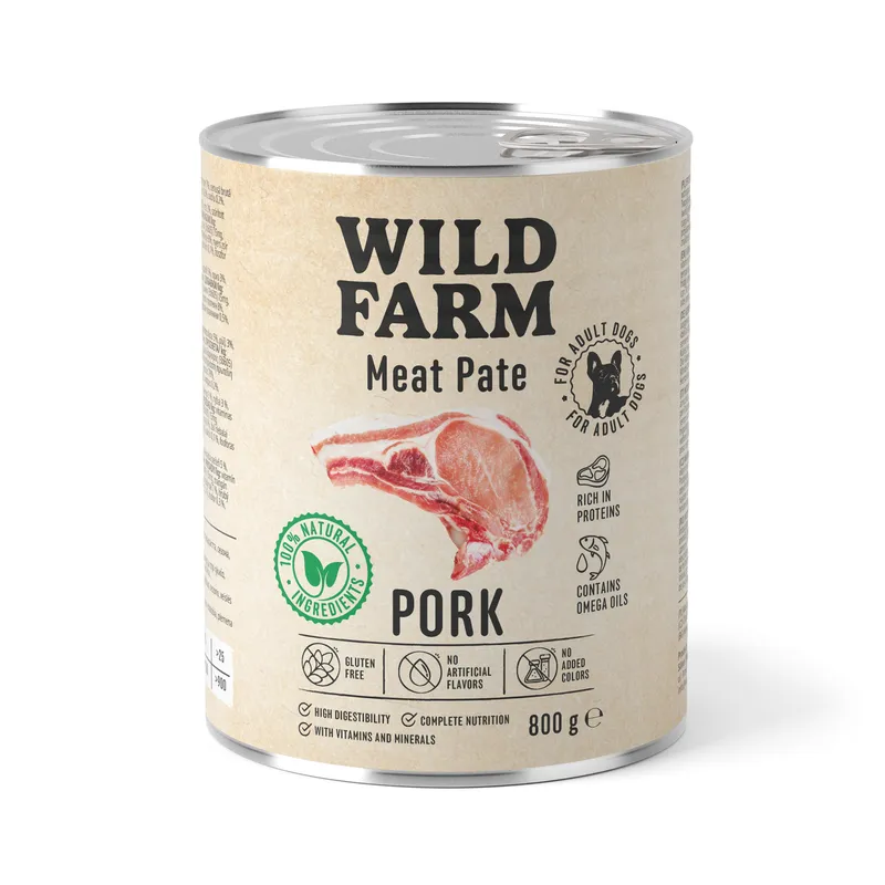 Karma Mokra Dla Psa Wieprzowina Dorosły ZOOJOY 800 g