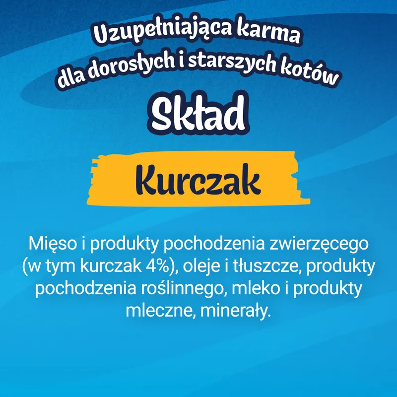 Felix Deli Moments Przekąski Dla Kotów Z Kurczakiem 4x10g - Kremowe