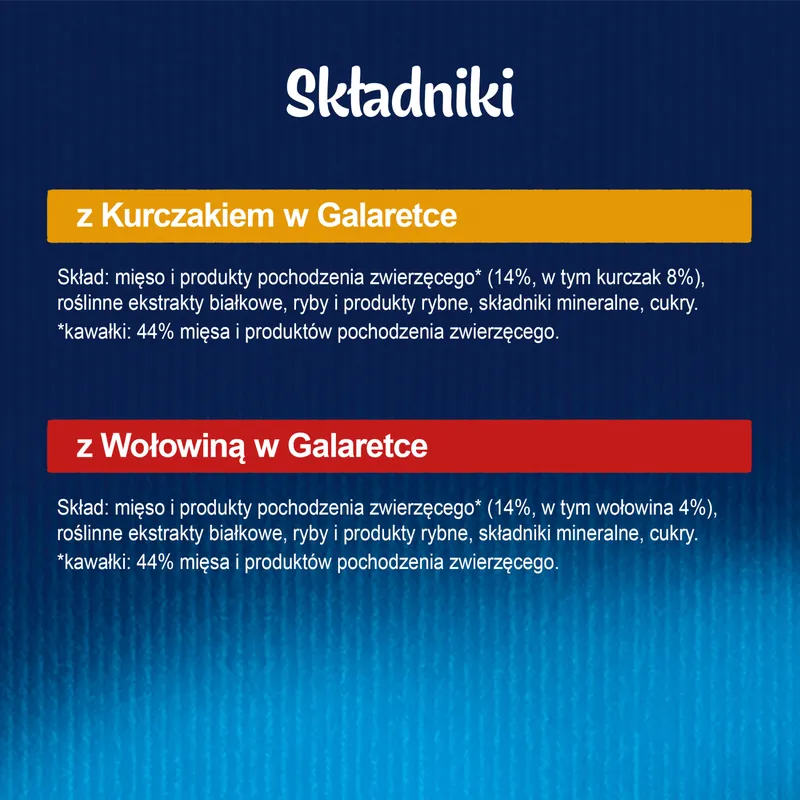 Felix Wiejskie Smaki W Galaretce Z Wołowina I Kurczakiem 4x85g