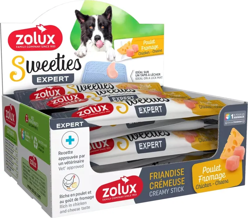 Przysmak Dla Kota Bezzbożowy Z Kurczakiem ZOOJOY - Kremowy