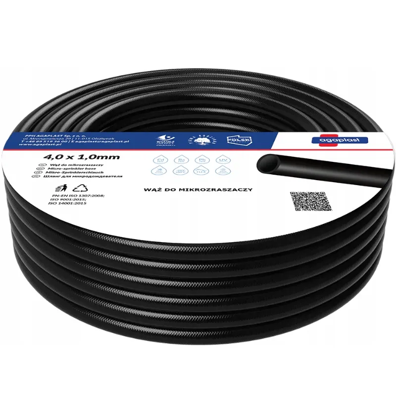Wąż Do Mikrozraszaczy 4,0 x 1,0 mm 50 m