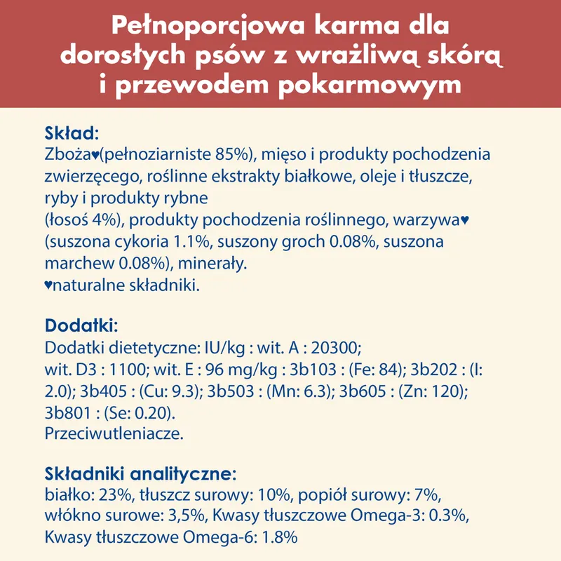 Purina Dog Chow Sensitive Adult Z Łososiem 2,5kg