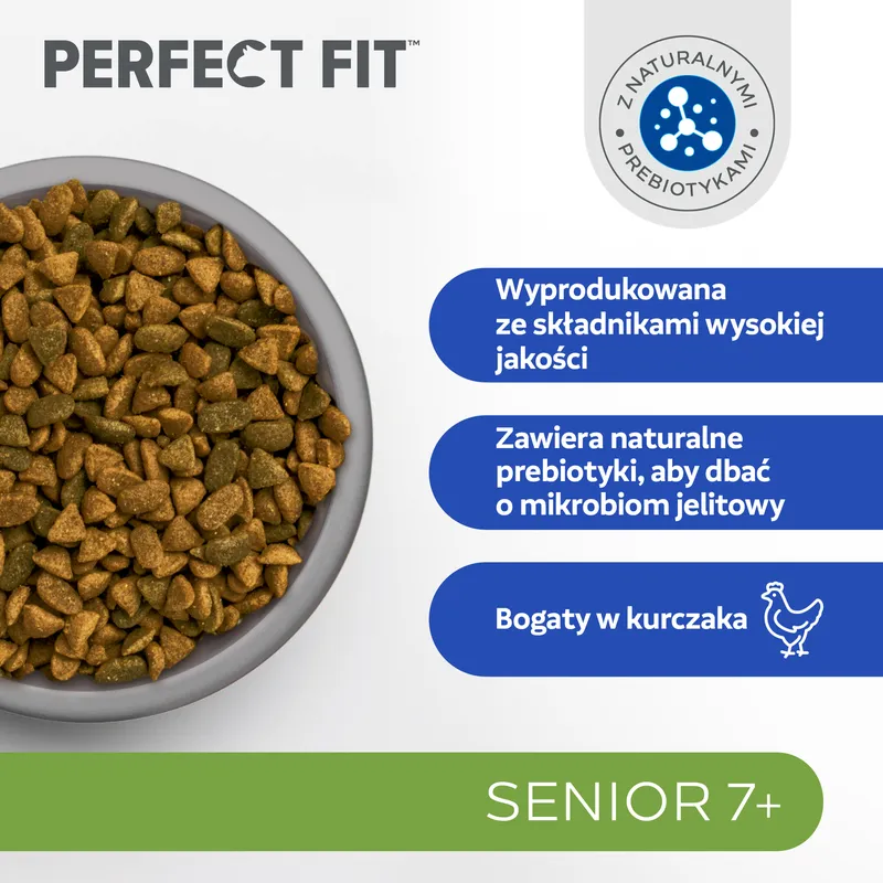 PERFECT FIT Senior 7+ Z Kurczakiem 750g