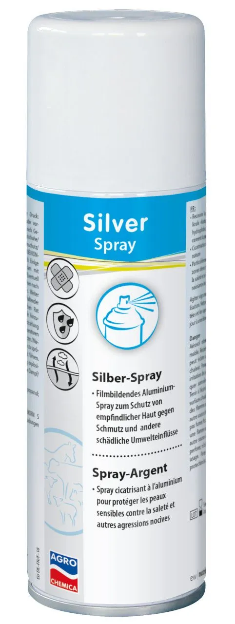 Kerbl Aluminiowy Spray Do Ochrony Skóry Silver Spray 200ml