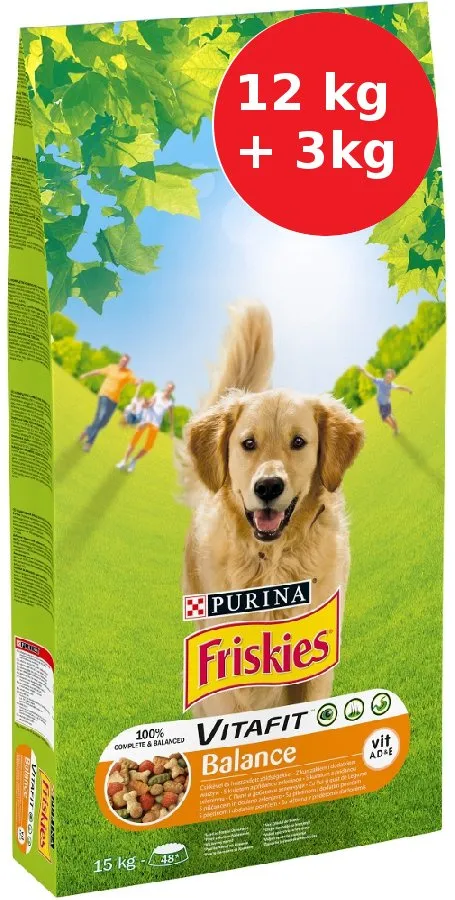PURINA Friskies Balance Kurczak Z Warzywami 15kg