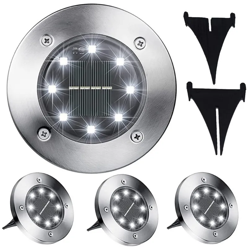 Lampki Solarne Gruntowe LED 4 szt