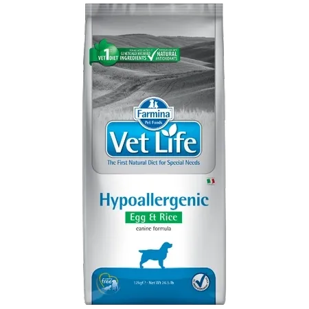 Farmina Vet Life Canine Hypoallergenic Egg&Rice 12kg
