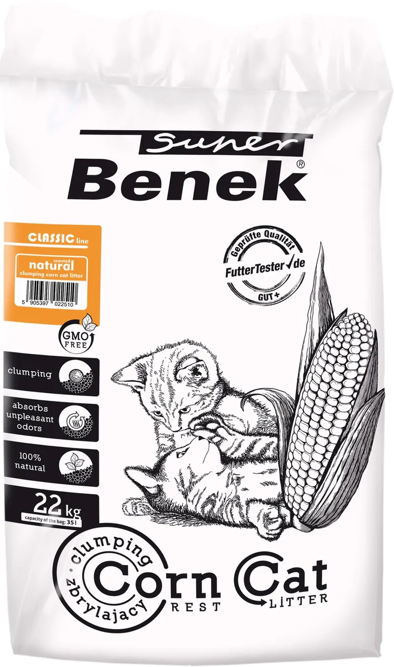 Żwirek Kukurydziany Dla Kota Naturalny ZOOJOY Benek