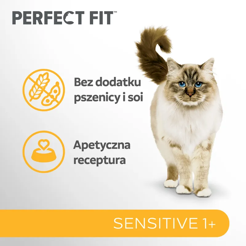 PERFECT FIT Sensitive 1+ Z Indykiem 7kg