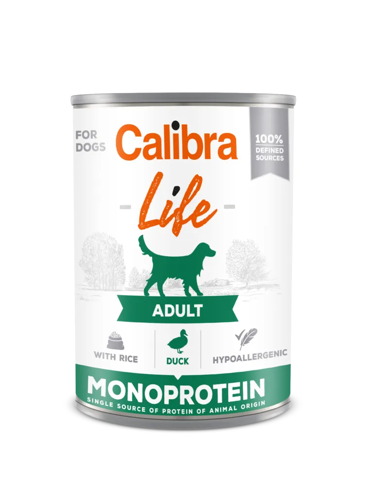 Calibra Dog Life Adult Duck With Rice Karma Dla Psa 400g