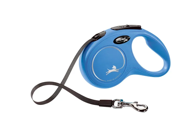 Flexi Smycz New Classic S Taśma 5m Do 15kg - Niebieska