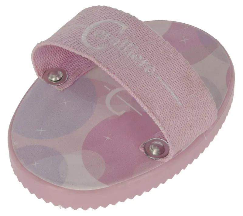 Covalliero Kids Zgrzebło Dla Konia Lilli Starlight 13cm - Różowe