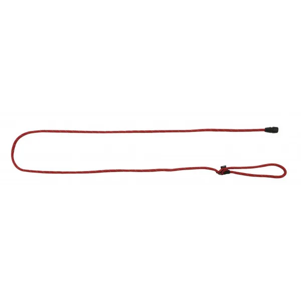 KERBL Smycz Sznurkowa GoLeyGo, Z Adapterem,czerwona, 8mm X 140-200CM,S,MAX.15KG