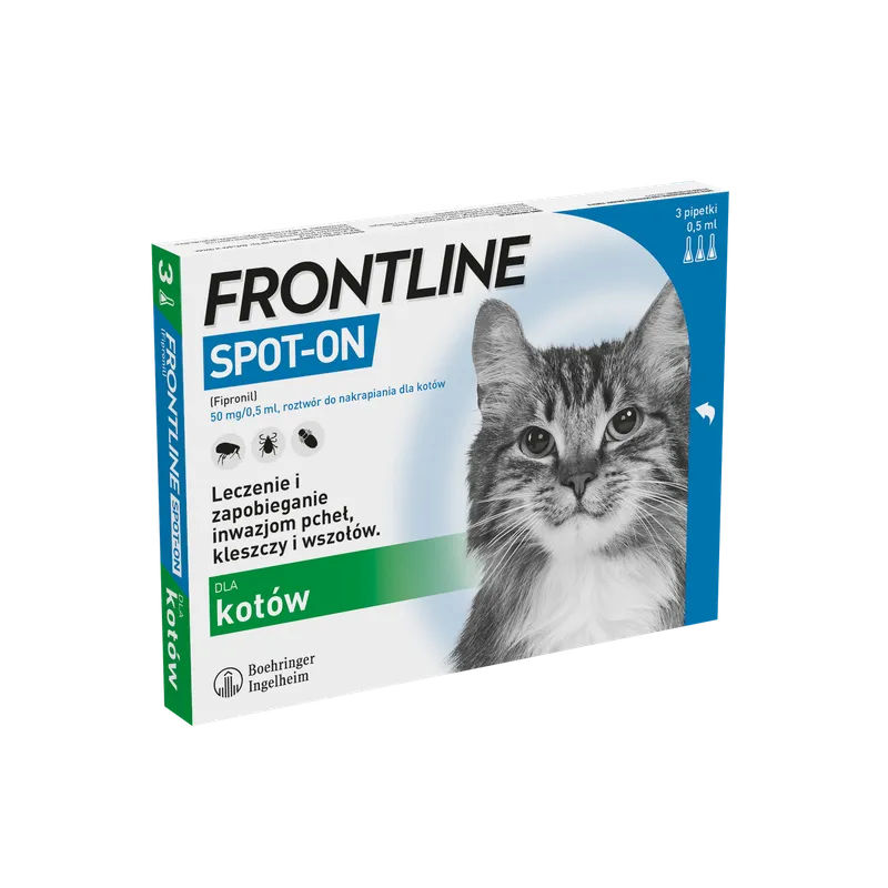 FRONTLINE Spot On Dla Kotów 3x0,5ml