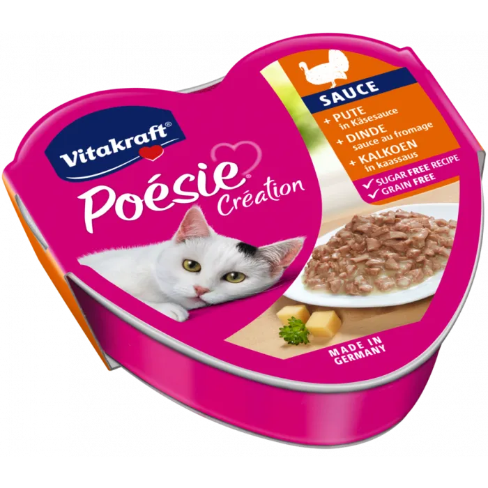 Vitakraft Poesie Karma Dla Kota Indyk Z Serem 85g