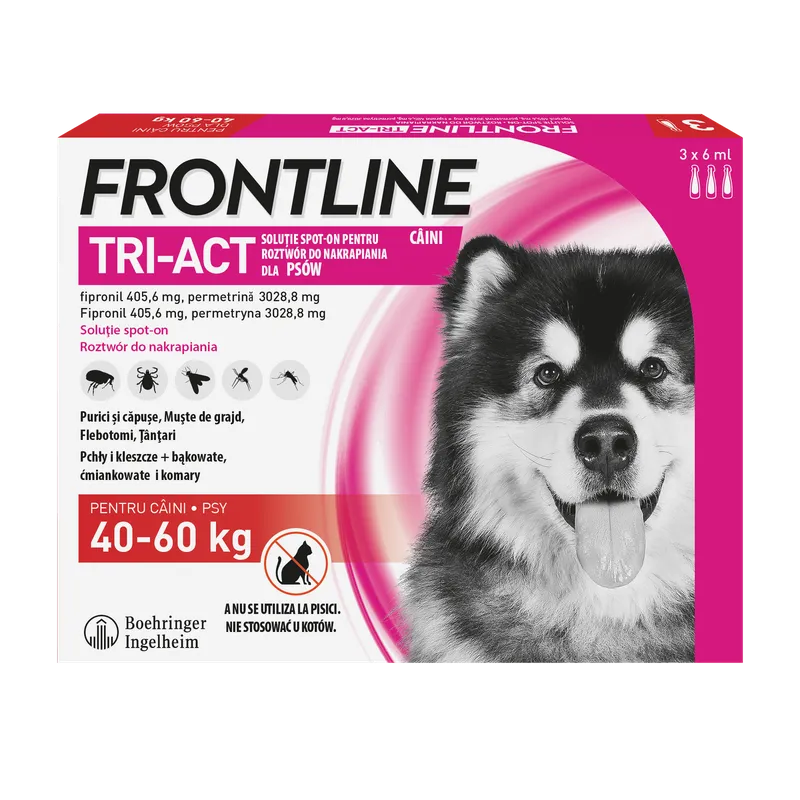 FRONTLINE Tri-Act Dla Psów 3x6ml