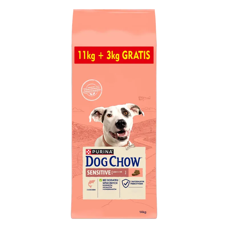 Purina Dog Chow Sensitive Adult Z Łososiem 14kg