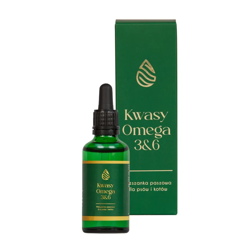 Kwasy Tłuszczowe Omega 3 I 6 Dla Psa I Kota Na Sierść ZOOJOY 100 ml