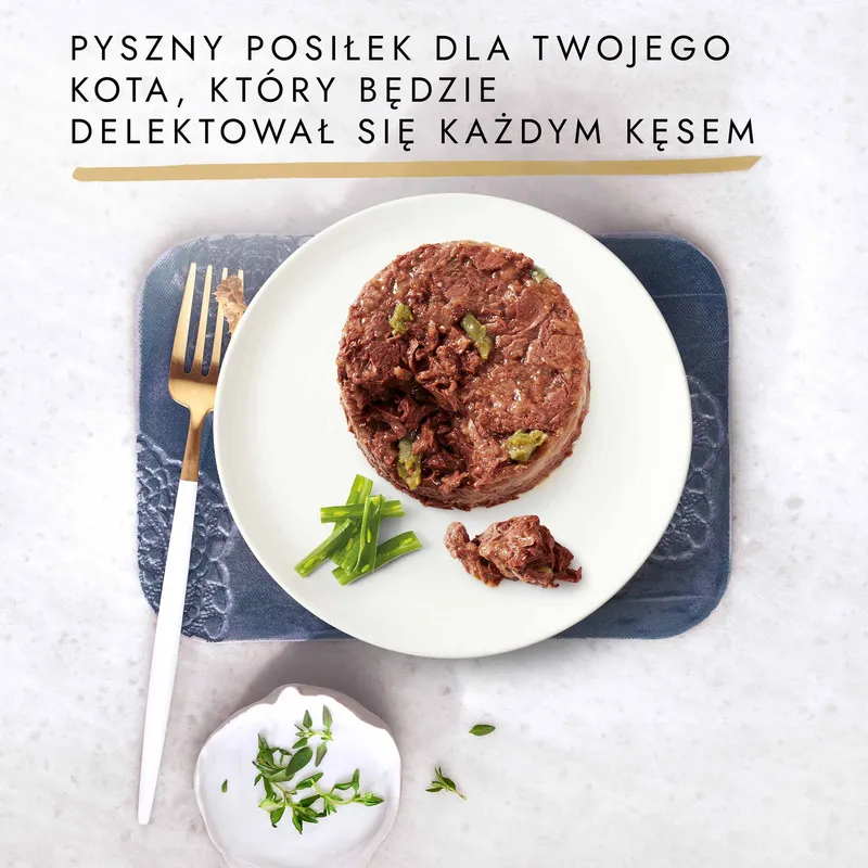 Purina Gourmet Gold Savoury Cake Z Jagnięciną I Zieloną Fasolką 85g