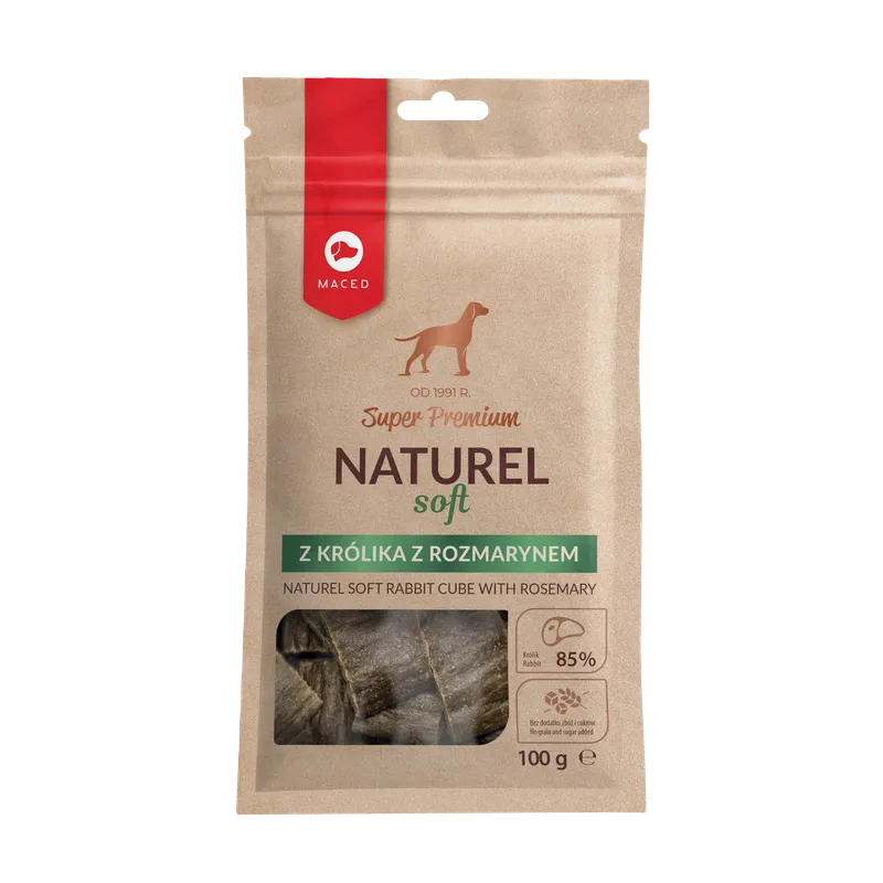 Maced Super Premium Naturel Soft Z Królika Z Rozmarynem 100g