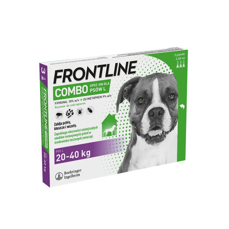 FRONTLINE Combo Spot-On Dla Psów 3x2,68ml