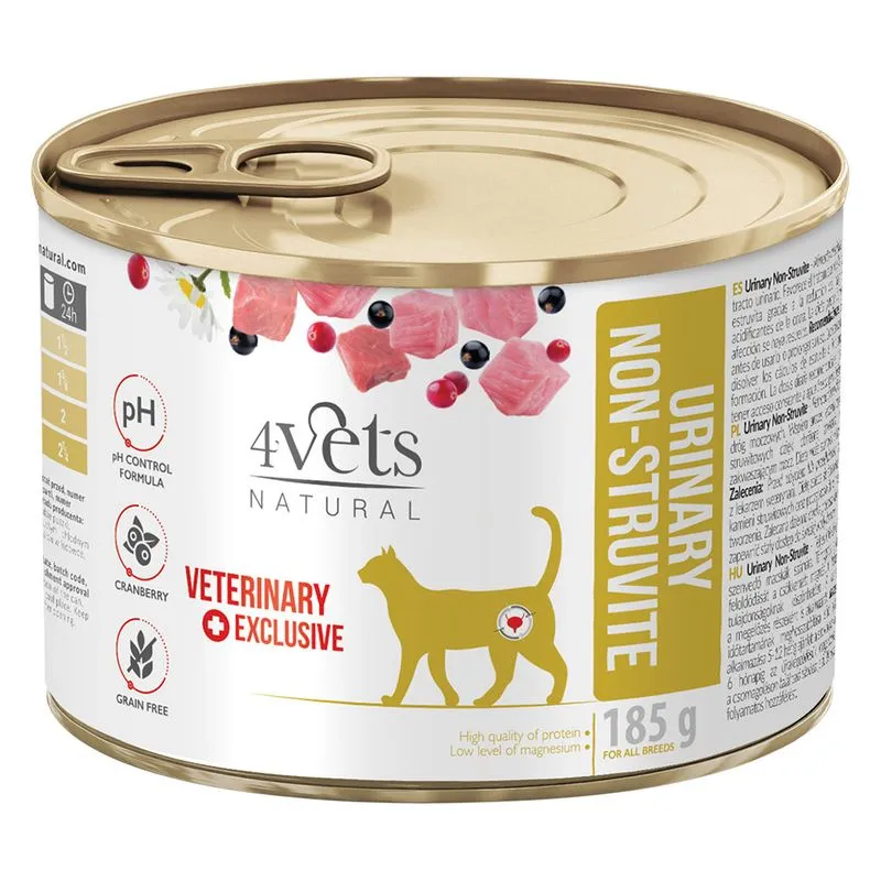 4VETS Cat Urinary Non-Struvite 185g