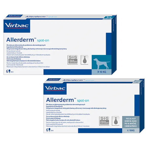 VIRBAC Allerderm Spot-On (Pipeta 6 x 2ml)