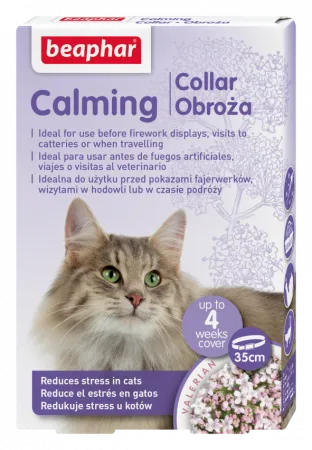 BEAPHAR Calming Collar Obroża Antystresowa Dla Kotów 35 cm