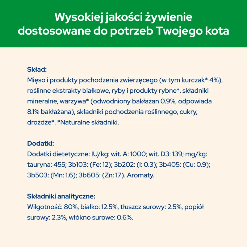Purina Cat Chow Sterilised Karma Z Kurczakiem I Bakłażanem W Sosie 85g