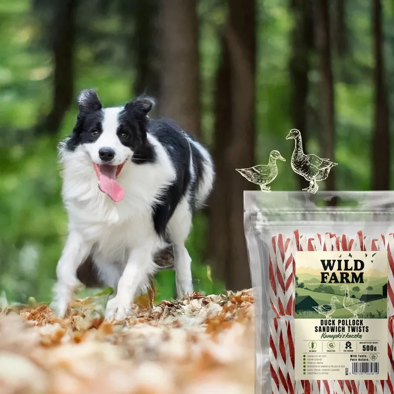 Wild Farm Kanapka Z Kaczką 500g Przysmak Dla Psa