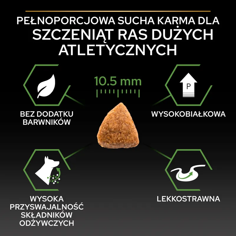 Purina Pro Plan Large Puppy Athletic Optistart Kurczak I Ryż 12kg