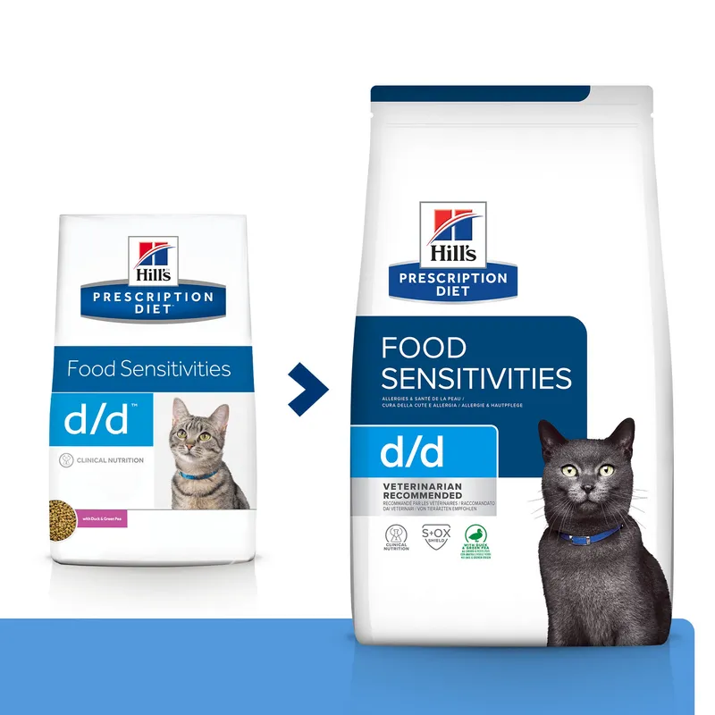 Hill's PD Prescription Diet Feline D/D Duck & Green Pea 1,5kg